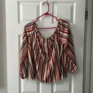 NWOT off the shoulder blouse